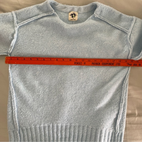 We the Free/Free People Light Blue Pullover Oversized Sweater Xsmall Butter Soft - Picture 4 of 10